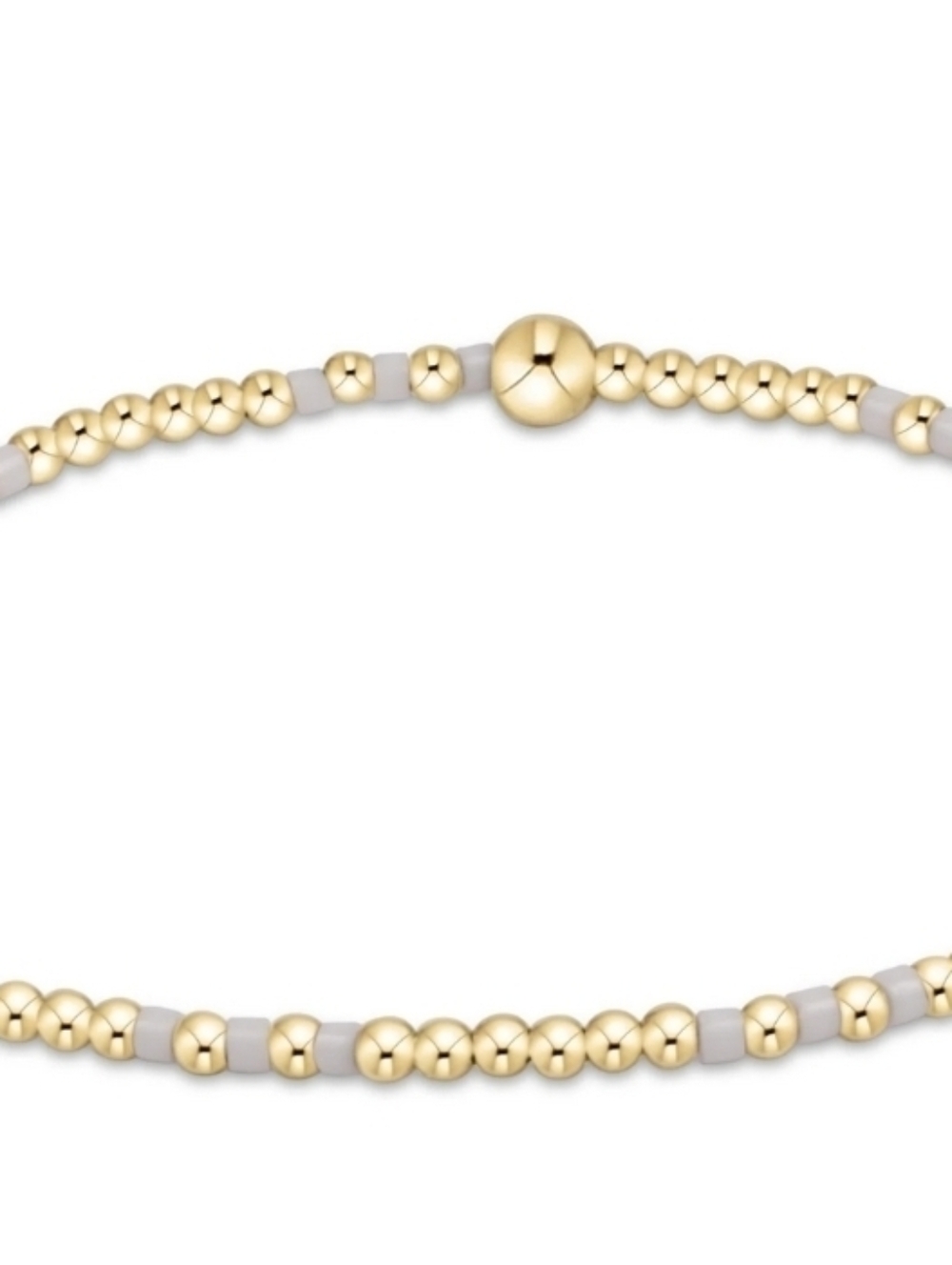3 Enewton White/Hold 2mm Bead Bracelets